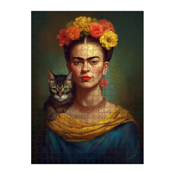 artboxONE Puzzle "Frida's Katzen Welt" artboxONE - Floral,Tiere,Menschen