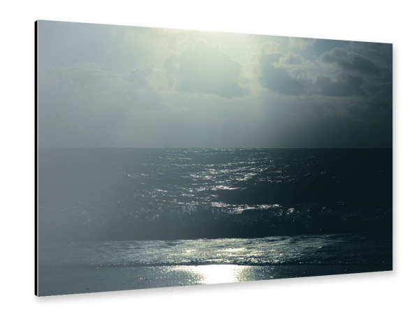Alu-Dibond "Wolken und Meer" 30x20 cm artboxONE