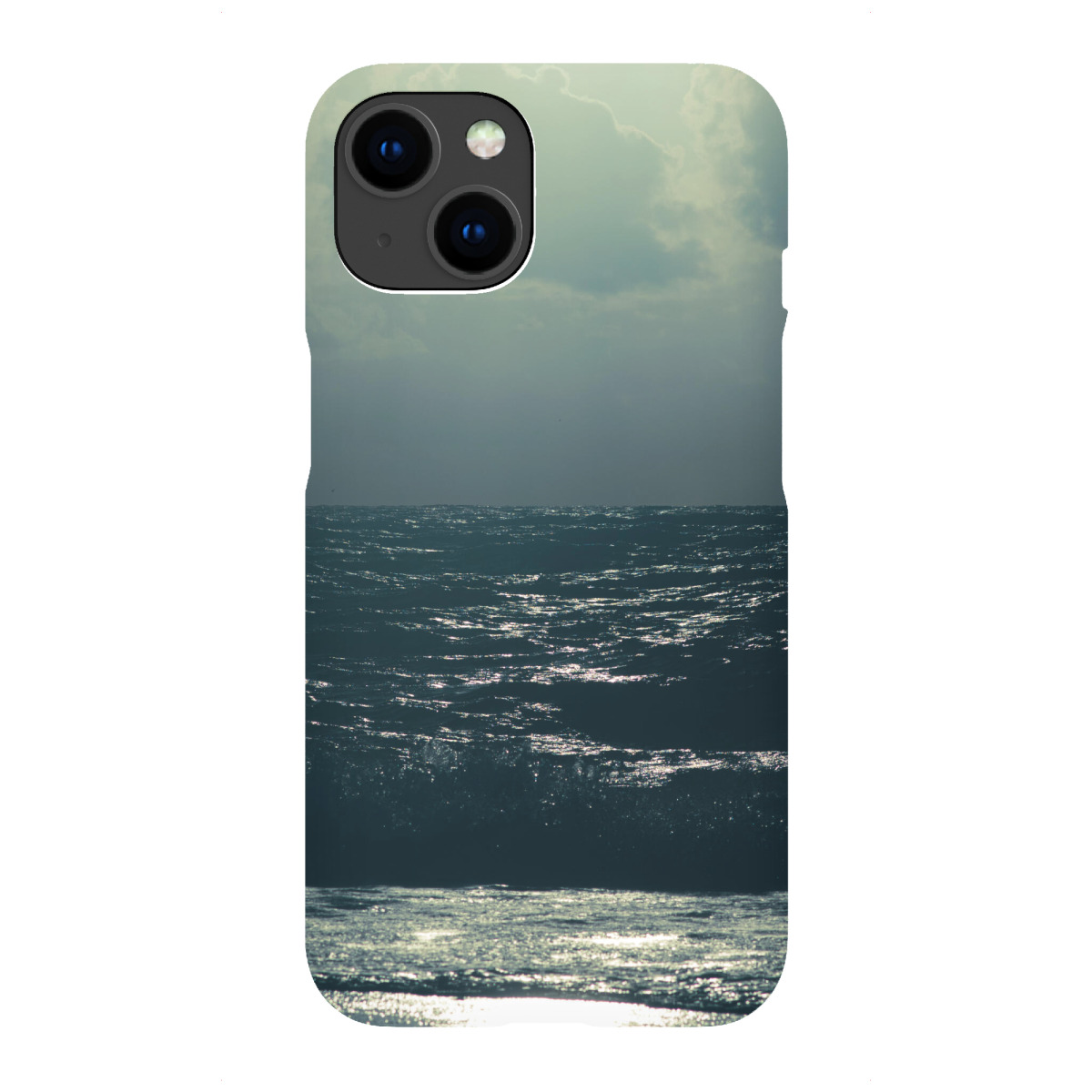iPhone "Wolken und Meer" Premium-Case Handyhülle artboxONE