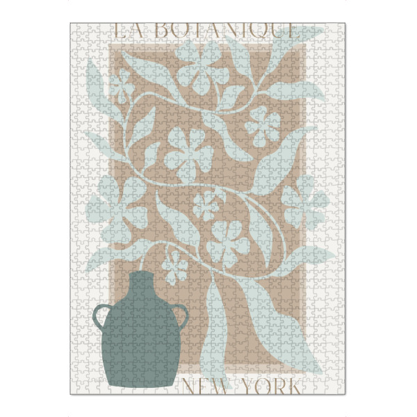 Puzzle Ravensburger "La Botanique New York" artboxONE - Typografie,Floral - New york,Topf,Topfpflanze,Blumen,Botanique - Bild new york