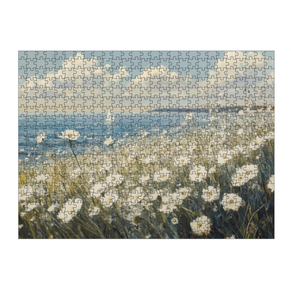 artboxONE Puzzle "Blühende Blume im Sommer" artboxONE - Natur,Floral,Abstrakt,Reise / Strand und Meer - Blumen,Blumen,Blühend,Strand,Meer