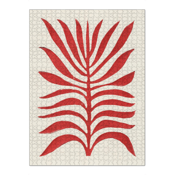 Puzzle Ravensburger "Galitsyna - Red Branch" artboxONE - Natur,Floral,Abstrakt