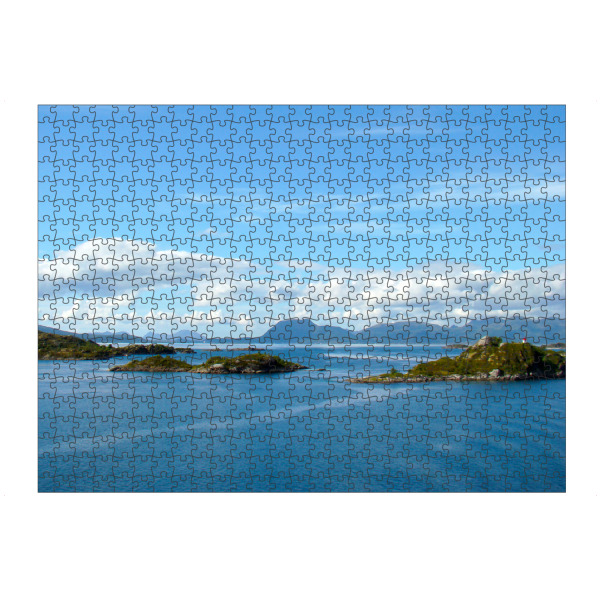 artboxONE Puzzle "Der Raftsund in Norwegen" artboxONE - Natur,Reise,Reise / Strand und Meer,Reise / Länder