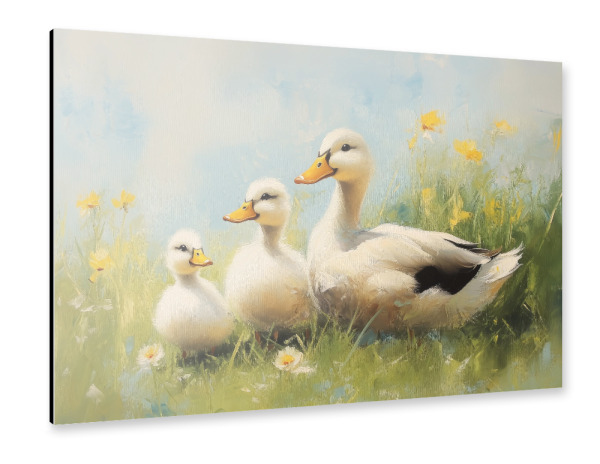 Alu-Dibond "Enten" 75x50 cm artboxONE