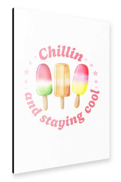 Alu-Dibond "Chillen mit Wassereis" 75x50 cm artboxONE