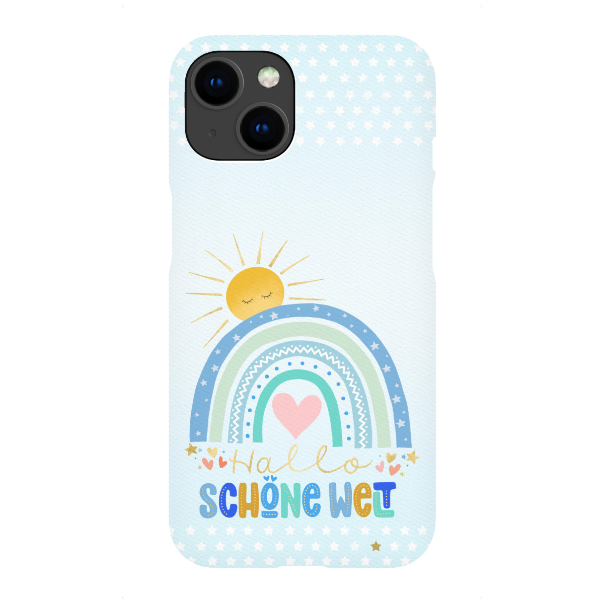 "Hallo, Schöne Welt"für iPhone - Premium-Case Handyhülle artboxONE