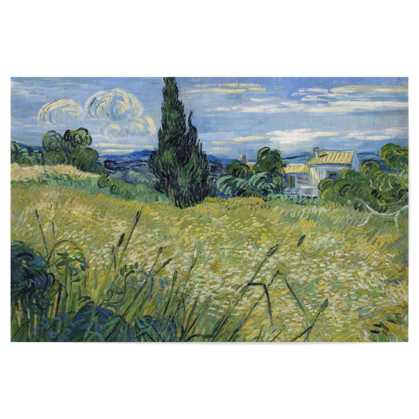 Poster "Grünes Weizenfeld mit Zypresse" artboxONE - Natur,Reise,Reise / Länder,Für Mama,Für Papa