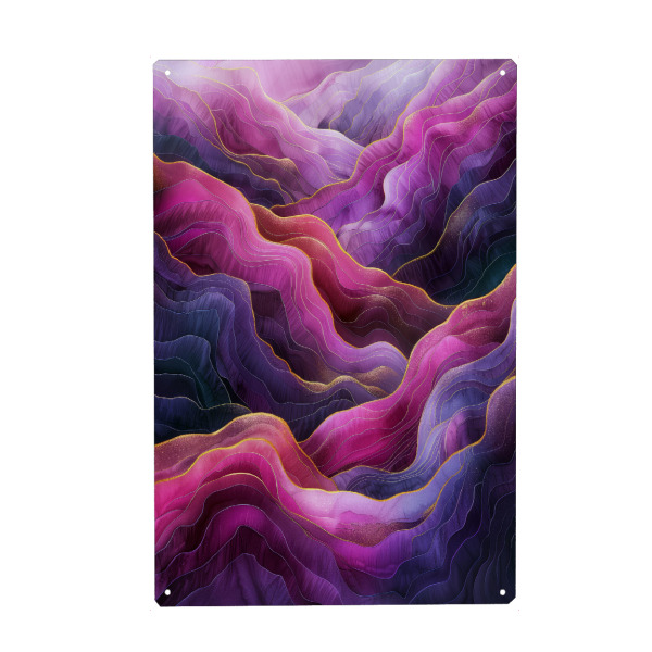 Holzbild "Amethystberg C" artboxONE - Abstrakt - Abstrakt,Amethyst,Berg,Formen