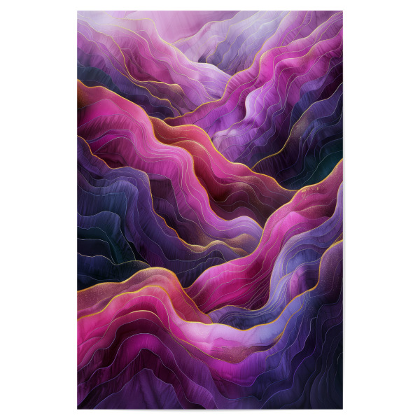 Poster 30x20 cm "Amethystberg C" artboxONE - Abstrakt - Abstrakt,Amethyst,Berg,Formen