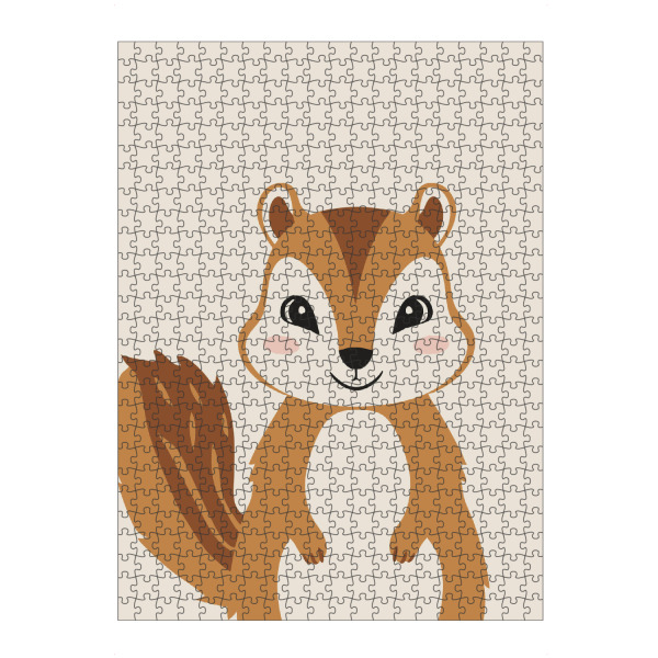 Puzzle Ravensburger "Cute chipmunk" artboxONE - Für Kinder,Tiere