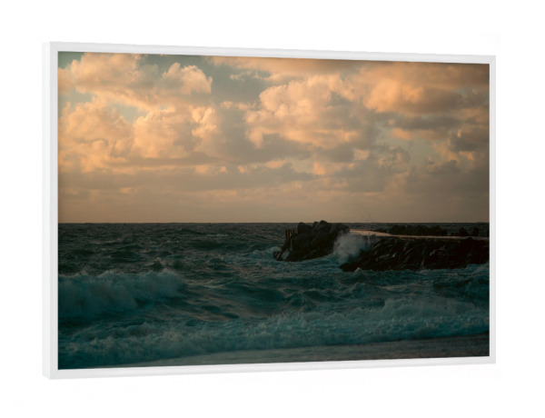 Poster mit weißem Rahmen "Skagerrak Nordsee" artboxONE - Natur,Reise,Reise / Strand und Meer,Reise / Länder