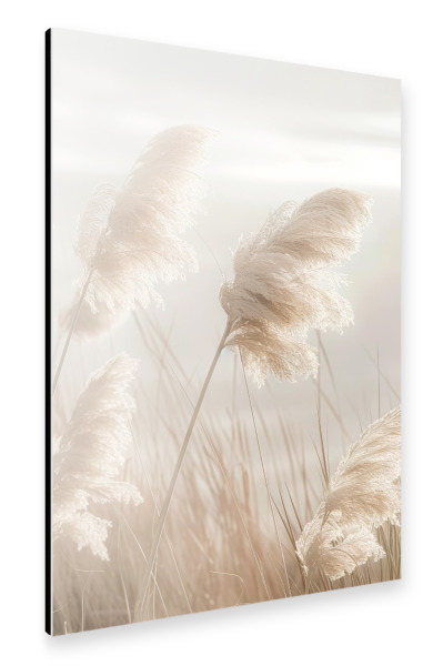 Alu-Dibond "Pampasgras mit Blick zum Horizont" 30x20 cm artboxONE