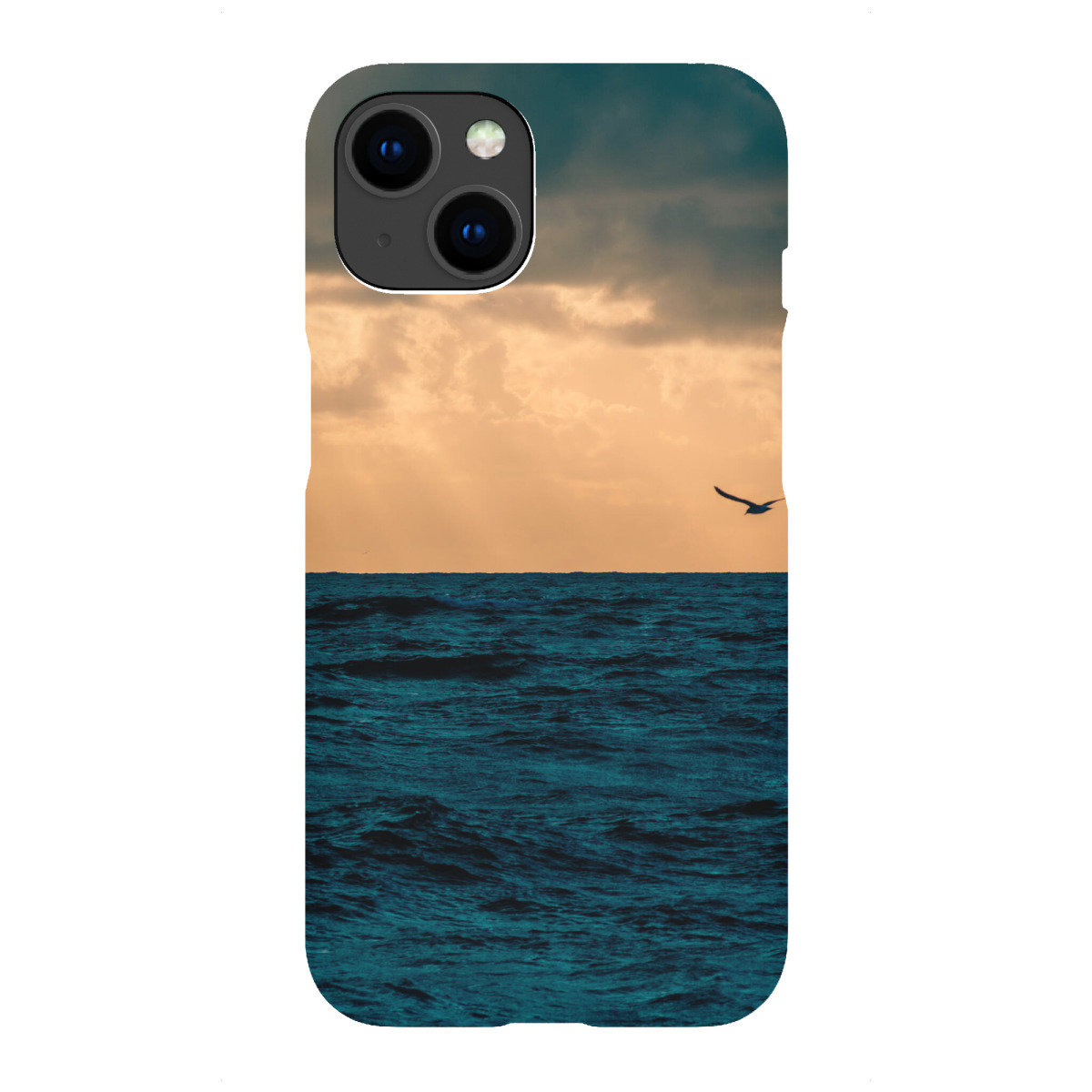 iPhone "Möwe über der Nordsee" Premium-Case Handyhülle artboxONE