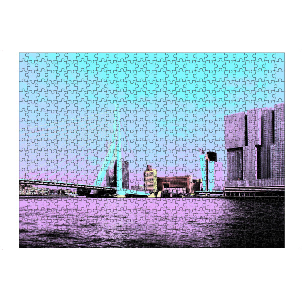 Puzzle Ravensburger "Pop Art Rotterdam" artboxONE - Reise,Architektur,Reise / Länder