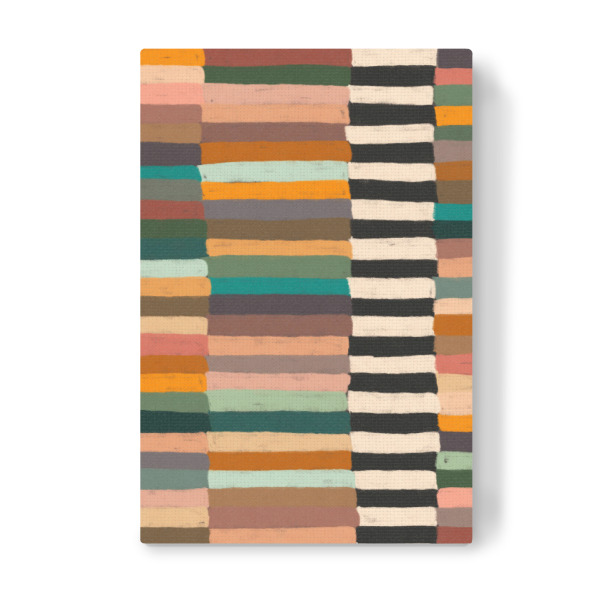 Leinwandbild "Galitsyna - Mix Stripes Uno" artboxONE - Abstrakt,Geometrie