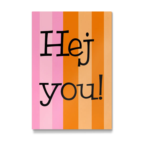 Galerie-Print "Hej you Streifen kunst" 30x20 cm artboxONE