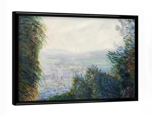 Poster mit schwarzem Rahmen "Das Auvers-Tal" artboxONE - Natur,Reise,Für Mama,Für Papa
