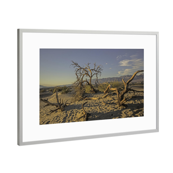 Poster mit Rahmen Silber "Faszination Death Valley" artboxONE - Reise / Länder - Death valley,Usa,Kaliornien,Reise,Westküste,Landschaft