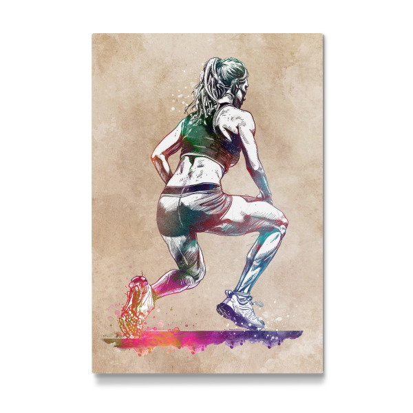 Galerie-Print "Fitness Gymnastik Sport Kunst D" 75x50 cm artboxONE
