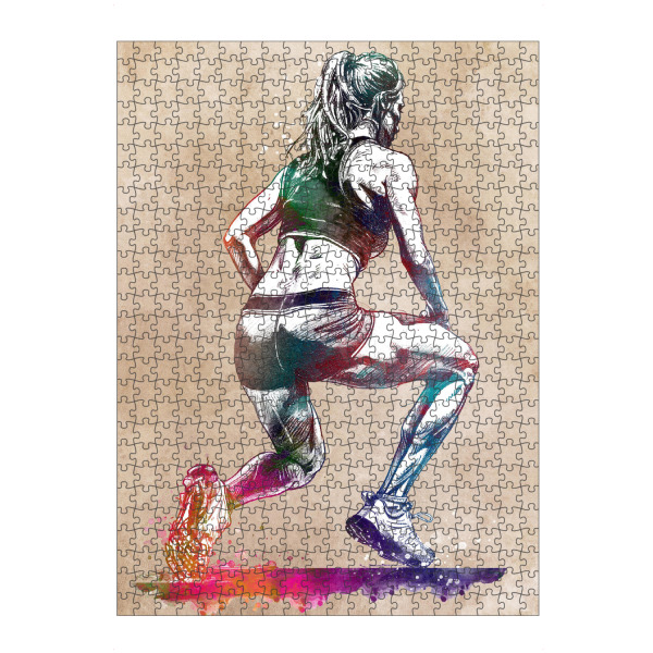 artboxONE Puzzle "Fitness Gymnastik Sport Kunst D" artboxONE - Sport,Sport / Motivation - Fitness,Bewegung,Fitnessstudio,Gymnastik,Sport