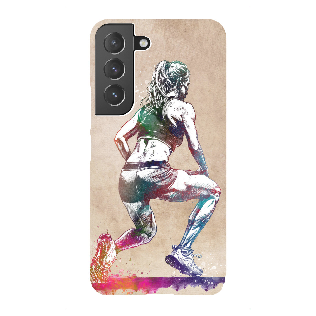 Samsung Galaxy "Fitness Gymnastik Sport Kunst D" Premium-Case Handyhülle artboxONE
