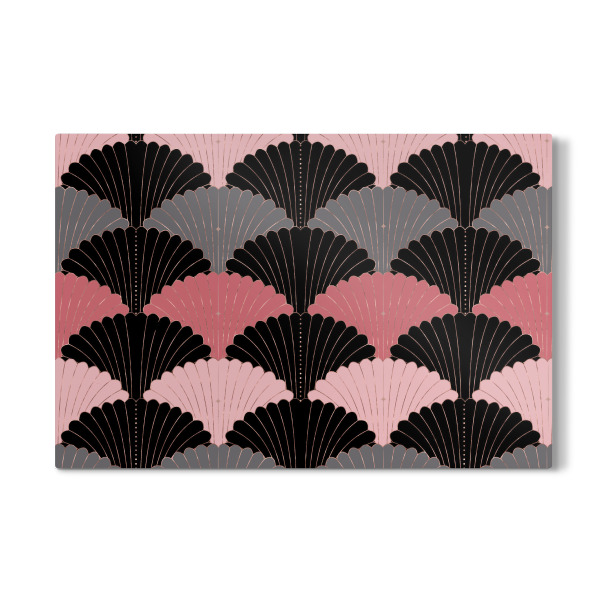 Galerie-Print "Art Deco mit Rosa, Grau, Schwarz" 30x20 cm artboxONE