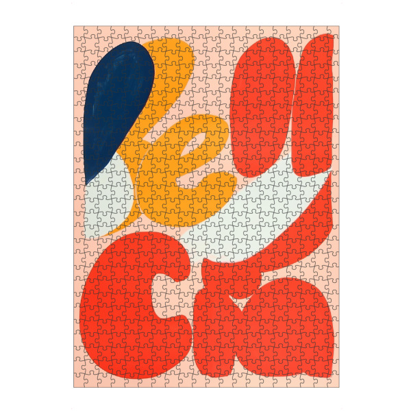 artboxONE Puzzle "Surreale Muster" artboxONE - Abstrakt,Geometrie,Buchstaben