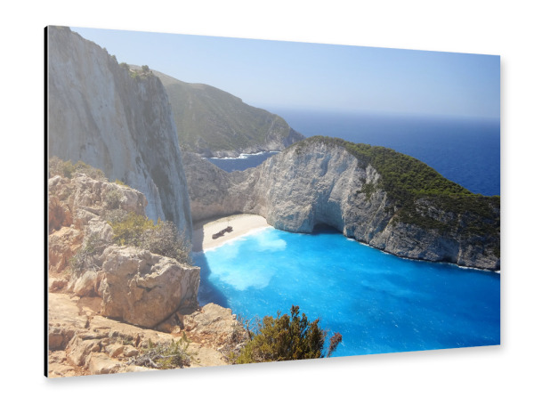 Alu-Dibond "Shipwreck Beach @ Zakynthos" 30x20 cm artboxONE