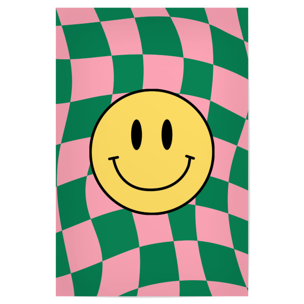 Poster "Karierte Glückseligkeit" artboxONE - Abstrakt,Geometrie