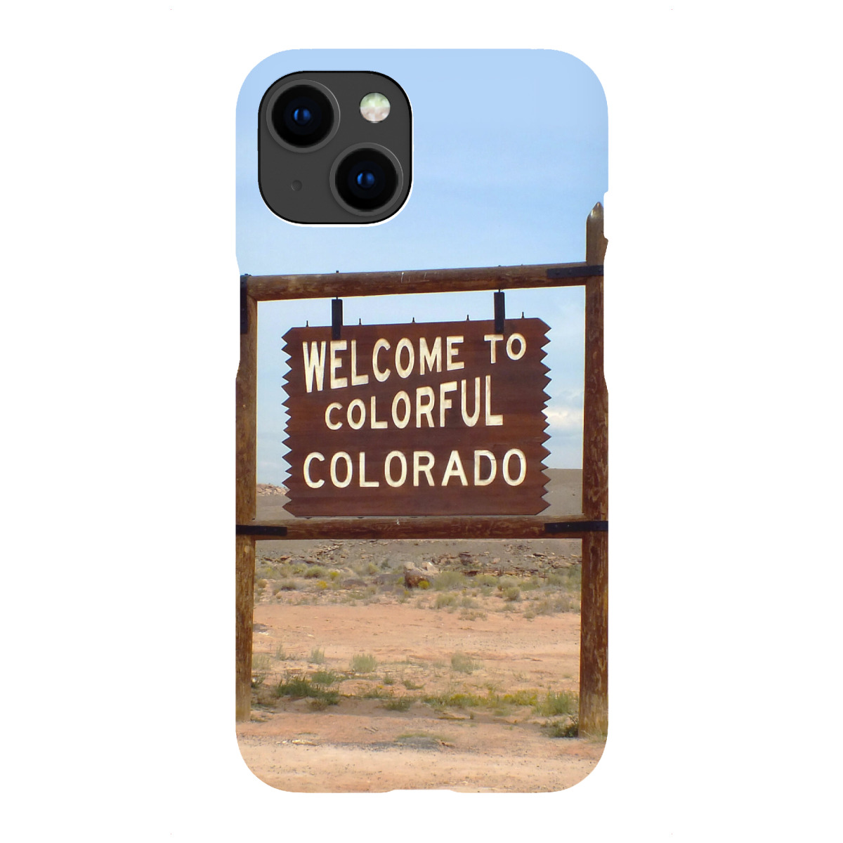 "Colorado State Line"für iPhone - Premium-Case Handyhülle artboxONE