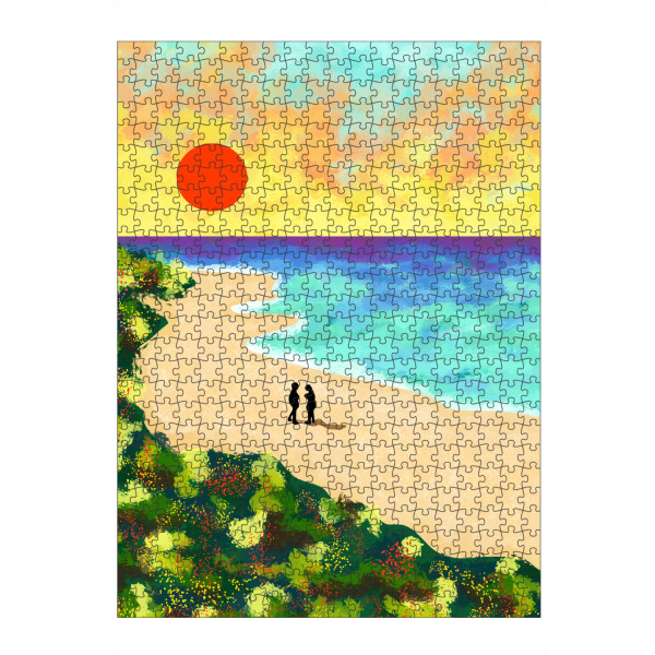 Puzzle Ravensburger "Goldene Glanzkunst" artboxONE - Natur,Abstrakt