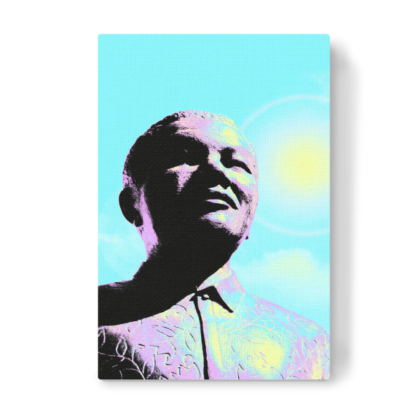 Leinwandbild "Pop Art Mandela" artboxONE - Reise,Reise / Afrika,Reise / Länder
