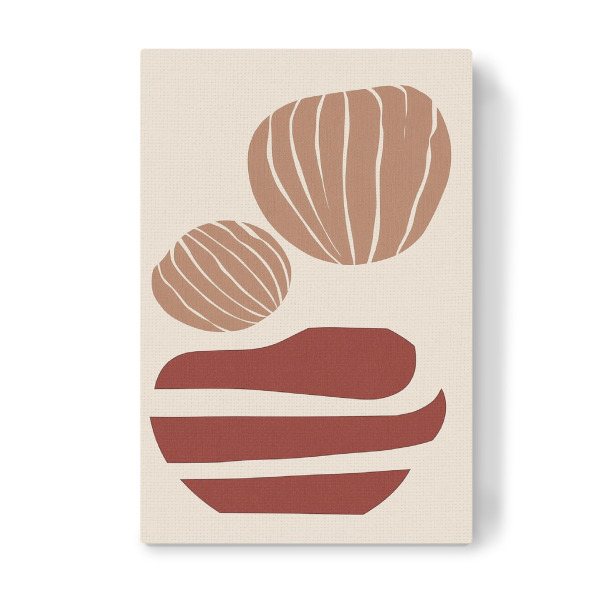 Leinwandbild "Minimalistische streifen Ästhetik" artboxONE - Natur,Abstrakt,Geometrie