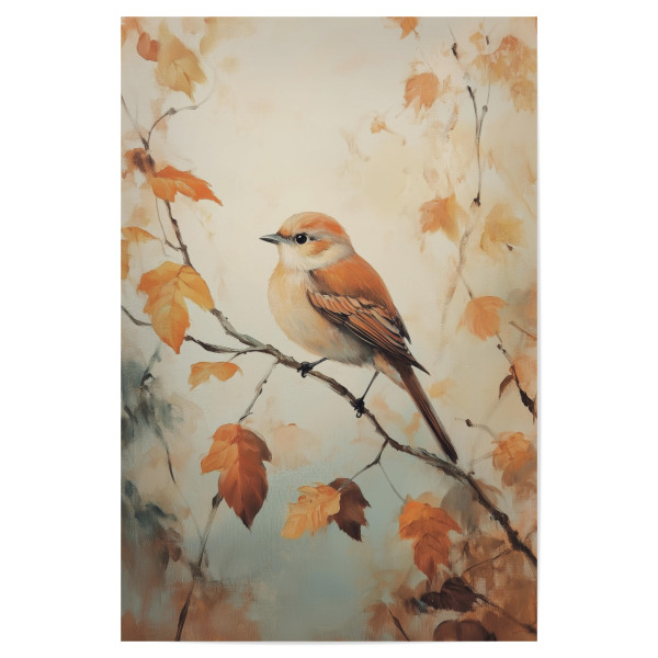 Poster 30x20 cm "Kleiner Vogel" artboxONE - Natur,Floral,Tiere,Halloween - Vogel,Kleiner vogel,Vögel