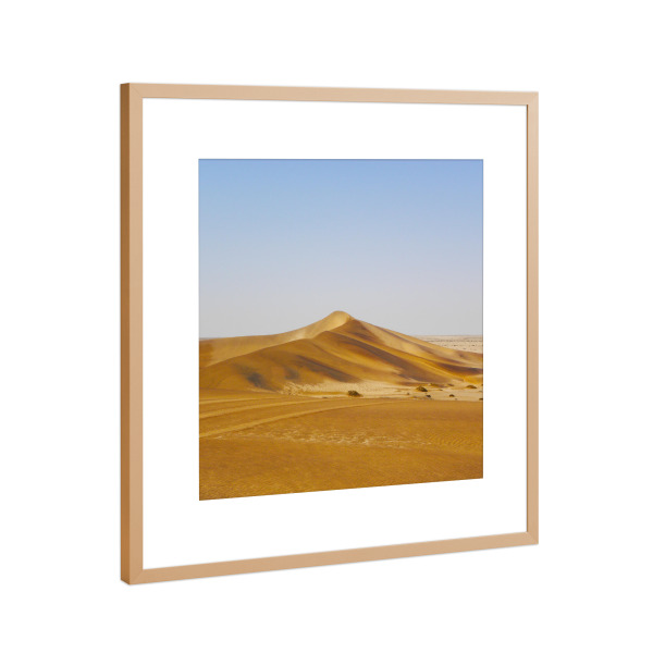 Poster mit Rahmen Kupfer "Düne" artboxONE - Natur,Reise,Reise / Afrika,Reise / Länder