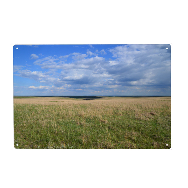 Metall Poster "Mid western Prairie" artboxONE - Natur,Reise,Reise / Länder