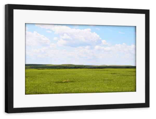 Poster mit Rahmen schwarz "Tallgrass Prairie USA" artboxONE - Natur,Reise,Reise / Länder