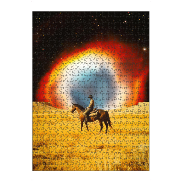 Puzzle Ravensburger "Nebel-Cowboy" artboxONE - Reise,Für Kinder,Für Papa,Galaxy
