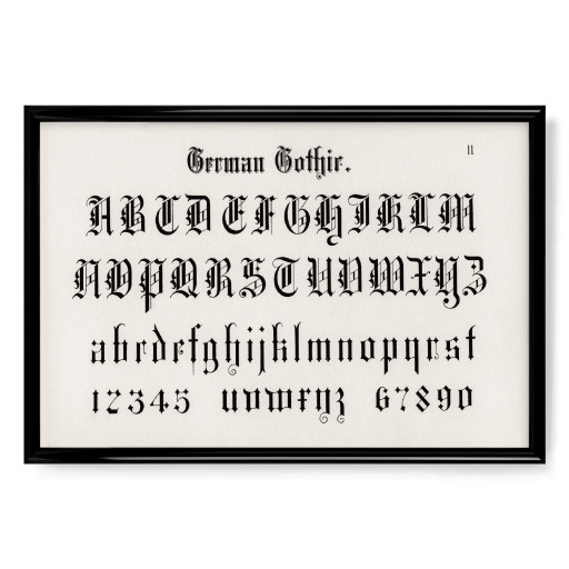 Germanisches Alphabet