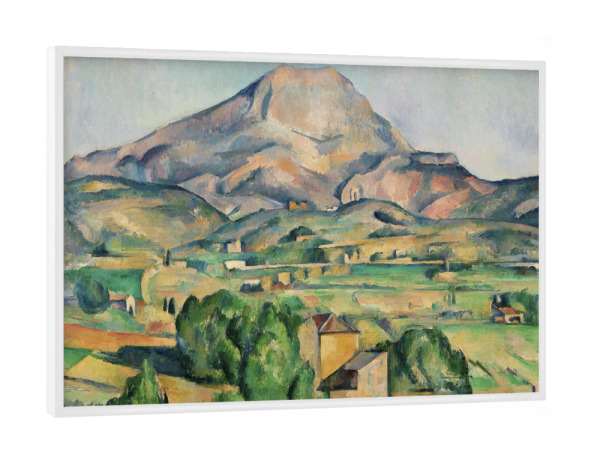 Poster mit weißem Rahmen "Berg Sainte-Victoire" artboxONE - Natur,Reise,Für Mama,Für Papa