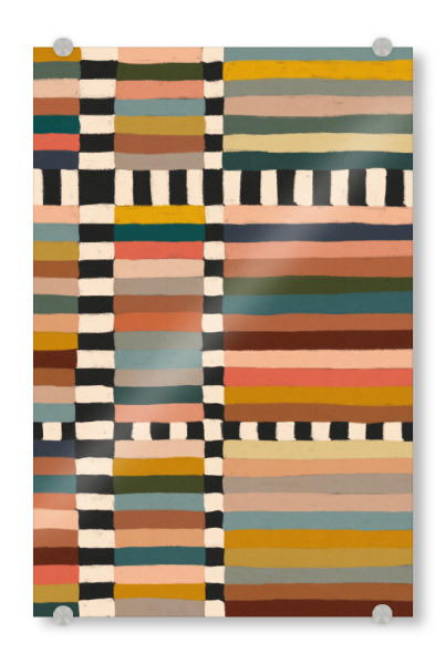 Acrylglasbild "Galitsyna - Mix Stripes Quattro" artboxONE - Abstrakt,Geometrie