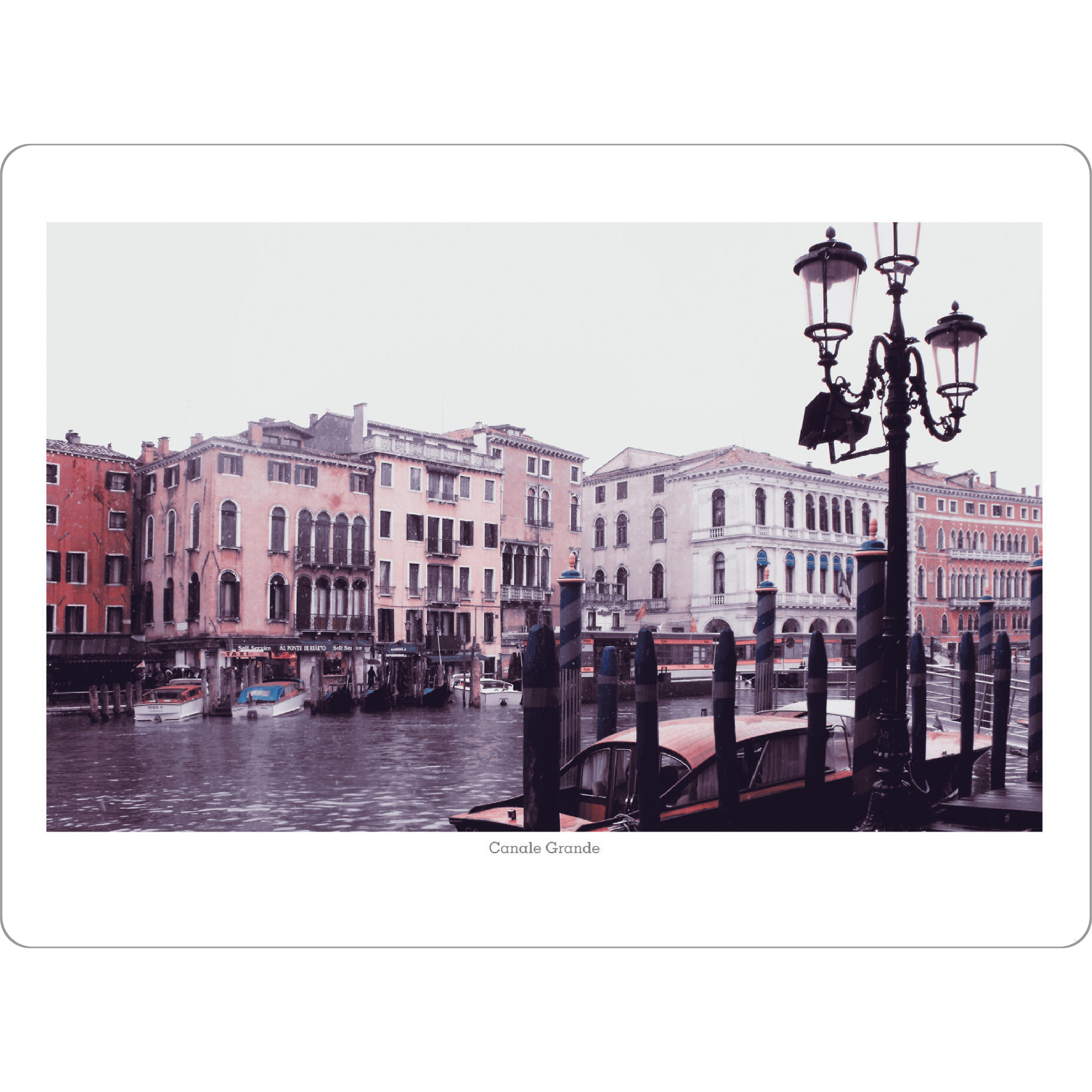 Tischset "Der Canale Grande Venedigs" artboxONE - Reise,Architektur,Städte / Venedig,Reise / Länder