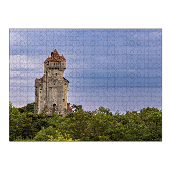 Puzzle Ravensburger "Liechtensteiner Burg bei Wien" artboxONE - Natur,Architektur
