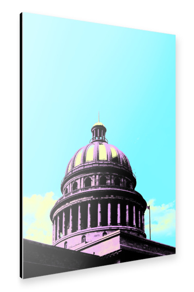 Alu-Dibond "Pop Art El Capitolio" 30x20 cm artboxONE