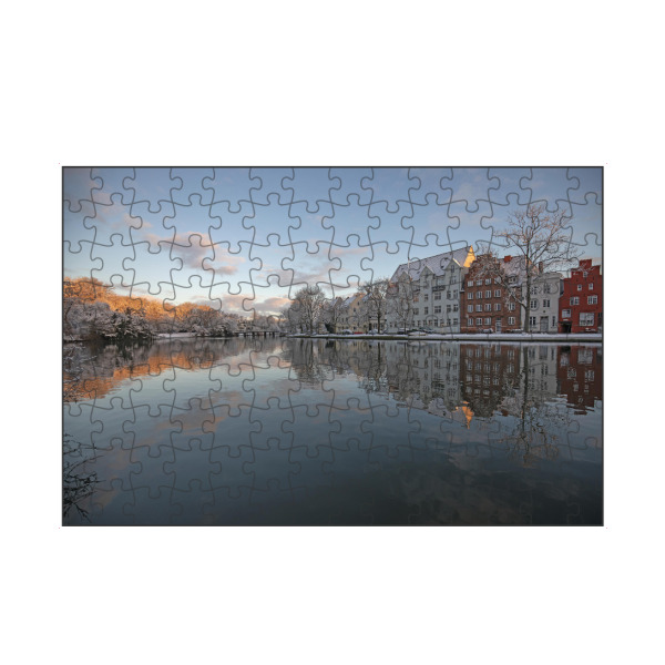 artboxONE Puzzle "Lübeck - Malerwinkel" artboxONE - Städte,Reise - Lübeck,Schleswig-holstein,Malerwinkel,Winter,Schnee,Reise - Bild lübeck