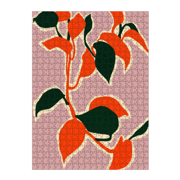 artboxONE Puzzle "Blattabstraktion" artboxONE - Abstrakt