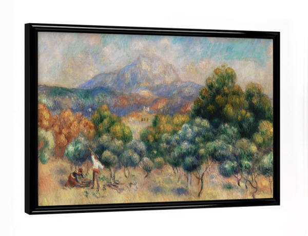 Poster mit schwarzem Rahmen "Berg - Sainte-Victoire" artboxONE - Natur,Reise,Reise / Länder,Für Mama,Für Papa