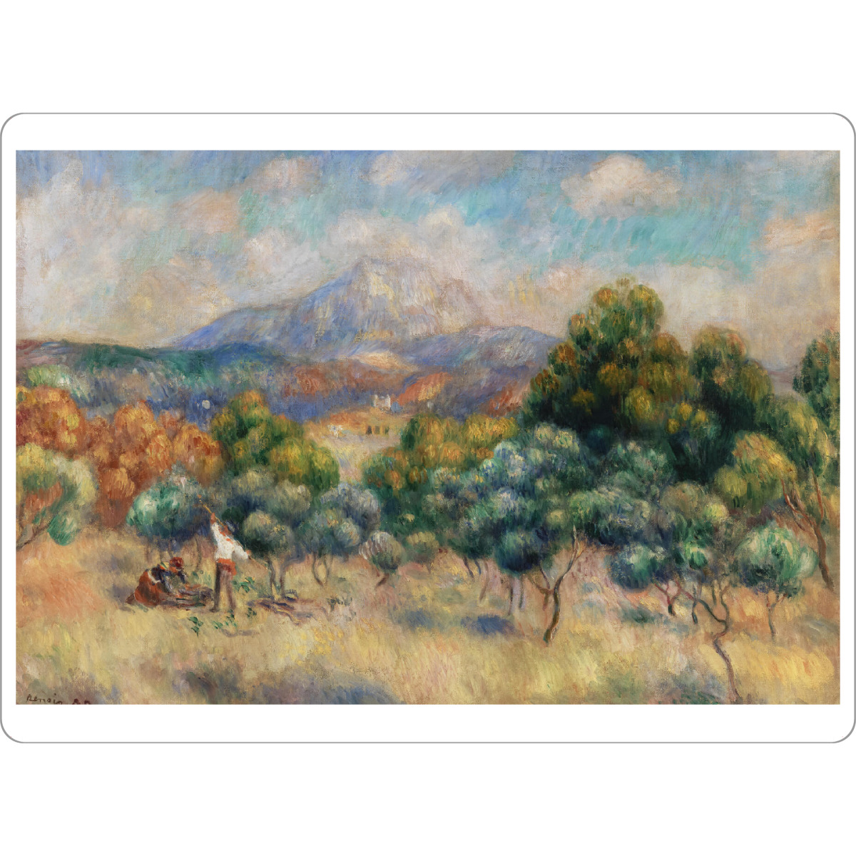 Tischset "Berg - Sainte-Victoire" artboxONE - Natur,Reise,Reise / Länder,Für Mama,Für Papa