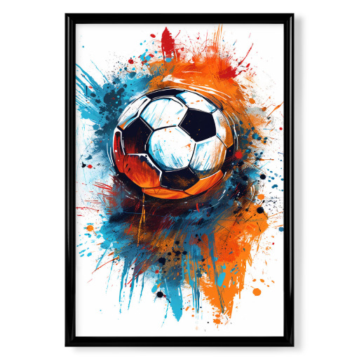 Football Ball Colorful (matart)