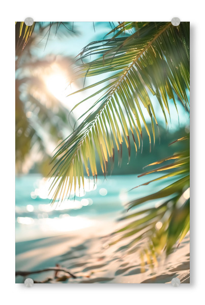 Acrylglasbild "Erholung" artboxONE - Natur,Reise / Strand und Meer